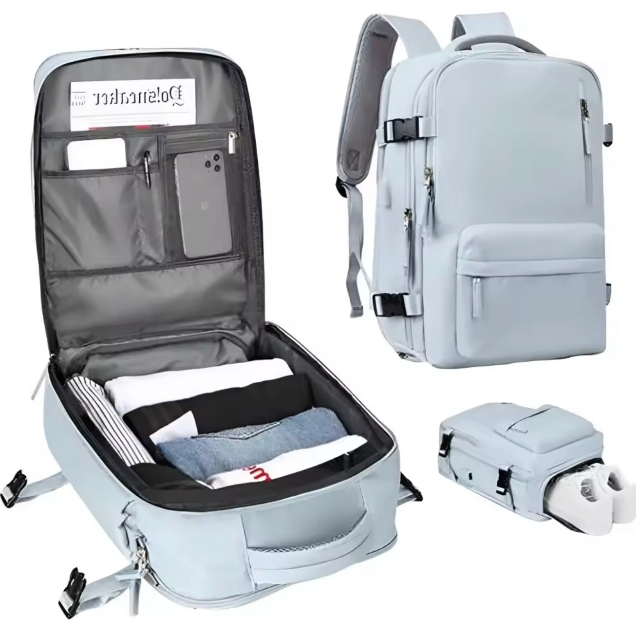 Reisrugzak Dames 35L Waterdicht & Perfect als Handbagage