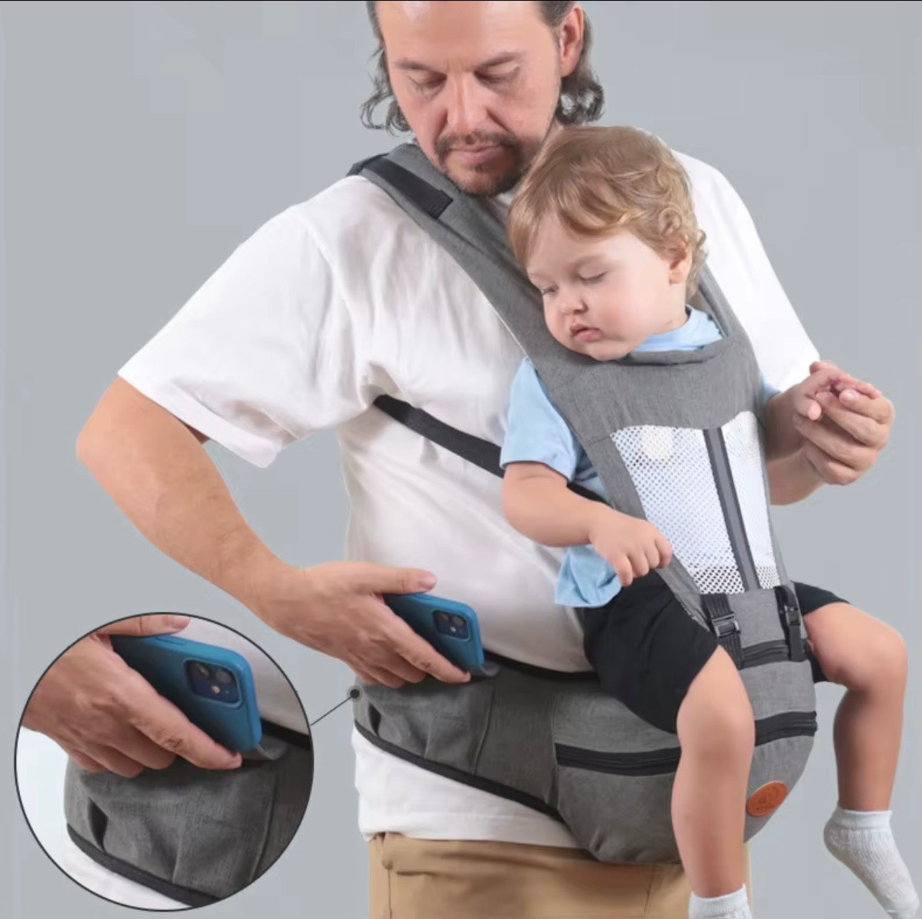 Ergonomische Babydrager Comfortabele Draagzak voor Baby’s