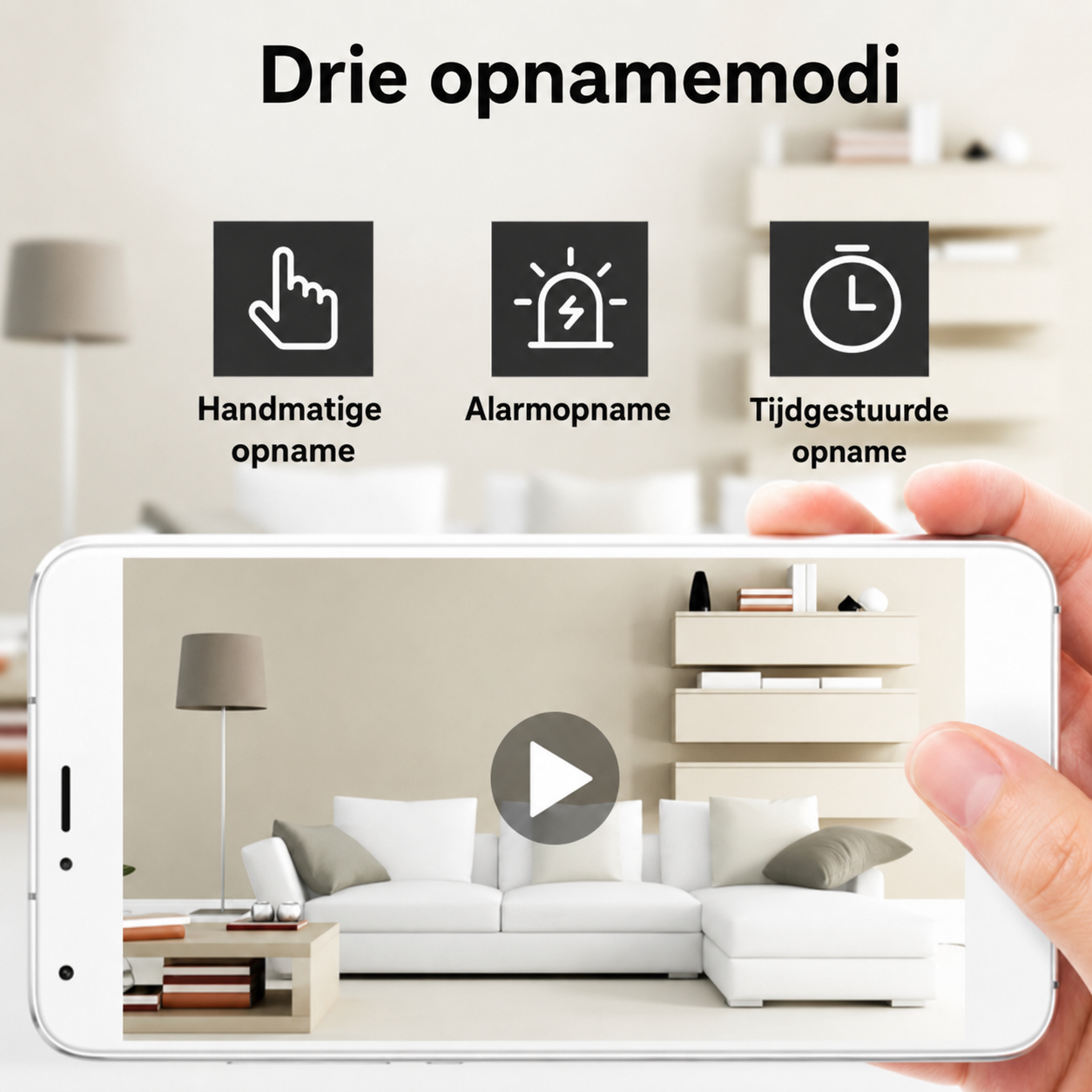 Camora™ Draadloze WiFi Beveiligingscamera voor Buiten | 1080P HD