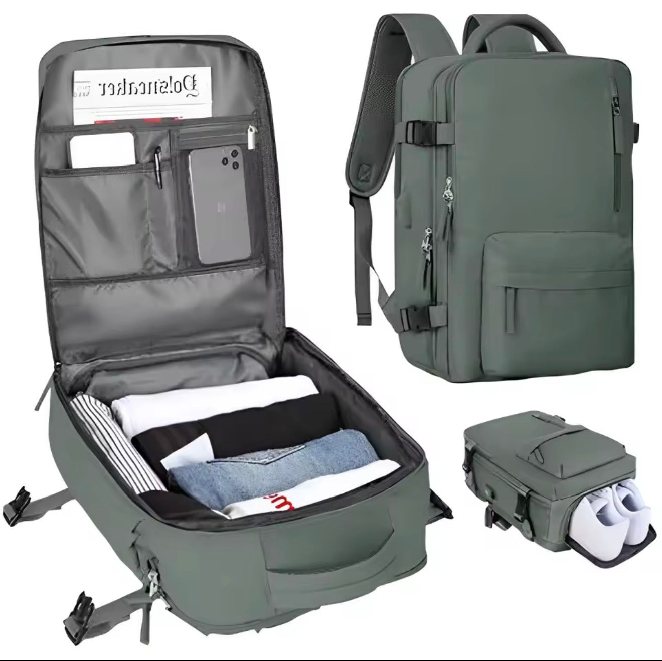 Reisrugzak Dames 35L Waterdicht & Perfect als Handbagage
